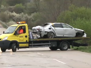 Несрећа код Ражња – погинуо директор "Емисионе технике и веза" Бранко Гогић, повређен Расим Љајић