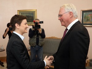 Брнабићева после састанка са Хилом: САД важан партнер Србије