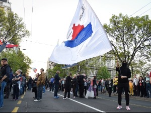Протест у Београду због гласања Србије против Русије у УН
