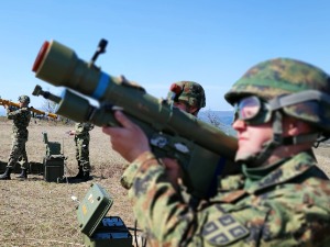 Вежба на полигону "Боровац" код Бујановца, војска гађала циљеве у ваздуху