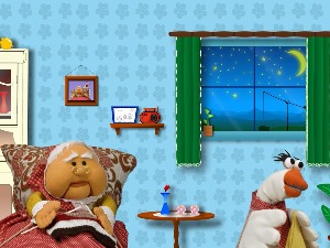 Гуска Барбара и њена бака Ката - Корпа са круном