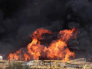 Русија, горе два складишта нафте у Брјанску