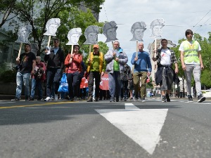 Протестна шетња у организацији платформе "Солидарност" и коалиције "Морамо"