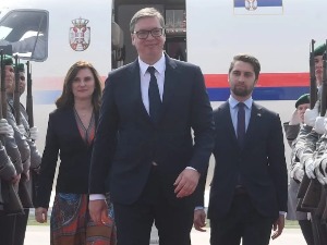 Вучић у Берлину: Борићу се за интересе Србије