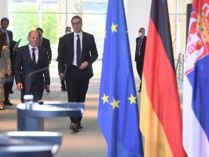 Шолц после састанка са Вучићем: Лично ћу се заложити за унапређење процеса приступања Србије ЕУ