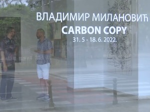 Мемоари наталожени у индиго-папиру, дела Владимира Милановића у Коларчевој галерији