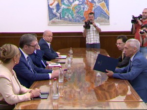 Вучић са руским амбасадором у Србији