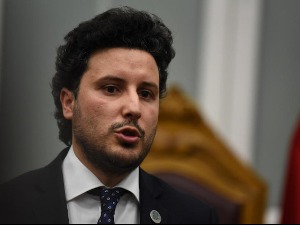 Дритан Абазовић 29. јуна у Београду 