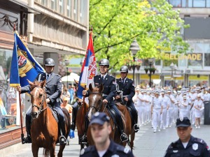 Традиционални дефиле припадника МУП-а Кнез Михаиловом