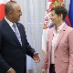 Брнабићева са Чавушоглуом: Важно да економска сарадња две земље расте