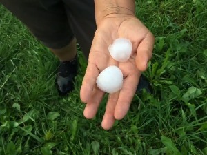 Град у чачанском и дргачевском крају нанео велику штету усевима