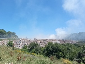Пожар на депонији у Прешеву