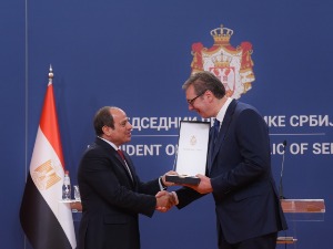 Председник Египта у Београду – Вучић: Посета има историјски карактер; Ел Сиси: Волимо српски народ