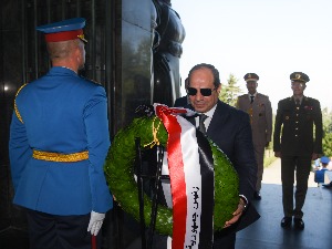 Председник Египта положио венац на Споменик Незнаном јунаку