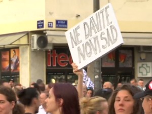 Одржан протест у Новом Саду