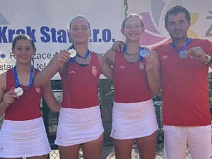 Mlade teniserke Srbije vicešampionke Evrope