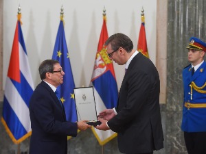 Вучић кубанском министру: Србија не заборавља своје пријатеље