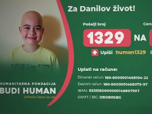 Брат и сестра у борби против леукемије, малом Данилу за трансплантацију недостаје још 190.000 евра
