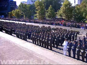 Промоција најмлађих официра Војске Србије, пренос