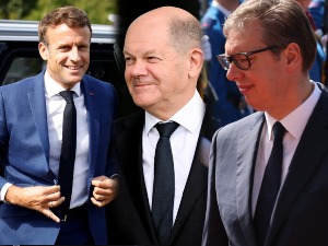 Трилатерални састанак председника Француске, Немачке и Србије сутра у Прагу