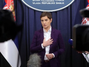 Брнабић: Нису увели санкције Русији, већ Србији