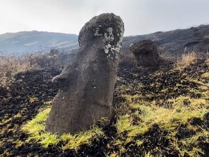 Požar uništio kamene glave na Uskršnjem ostrvu