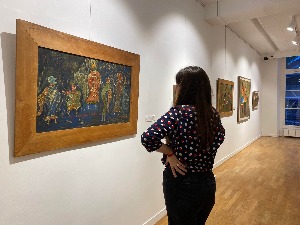 Отворена изложба слика Илије Башићевића Босиља у Паризу