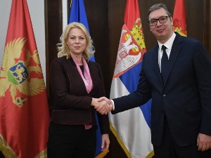 Председница црногорског парламента са државним врхом Србије