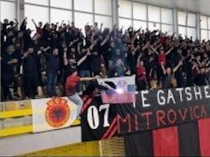 Запаљена српска застава на кошаркашкој утакмици у Ђаковици