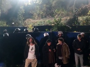 Нови Сад, настављени протести против изградње моста на Шодрошу