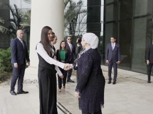 Тамара Вучић са супругом председника Египта Ентисар Ел Сиси