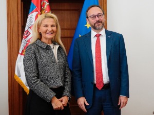 Мишчевићева са Жиофреом о наставку европских интеграција