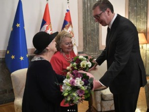 Вучић са Естер Бајер и Бредом Калеф: Срби и Јевреји заувек пријатељи