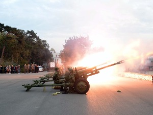 Почасна паљба на Калемегдану поводом Дана примирја