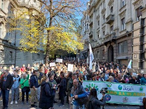 У Београду одржан протест због загађеног ваздуха 