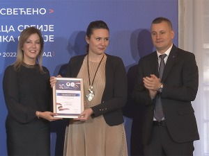 Новинарки РТС-а Бојани Млађеновић награда Удружења судија и тужилаца