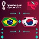 Fudbal - SP: Brazil - J. Koreja