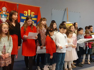 Свети Сава је светло у тами, поручили ђаци из Ротердама