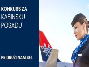 Највећи конкурс за кабинску посаду "Ер Србије" у последњих пет година - пријаве до 24. фебруара