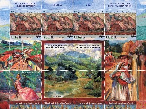 Ремек-дела Надежде Петровић из приватних колекција на поштанским маркама