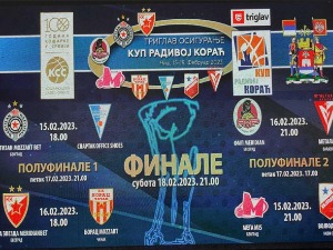 Јевтовић, Прпа и Ћалић суде финале Купа Радивоја Кораћа