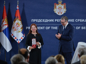 Сретењско одликовање за Јелену Митровић из Швајцарске